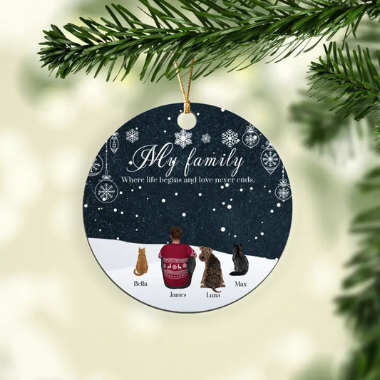 Our family - Personalized ornament