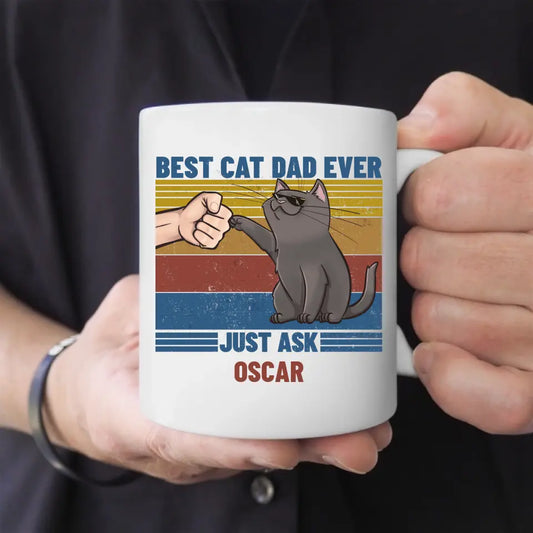 Best cat pawrent ever - Personalized mug