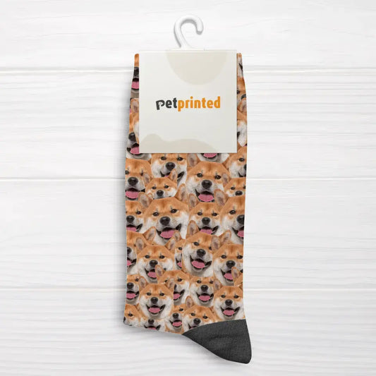 Wild photo pattern - Personalized socks