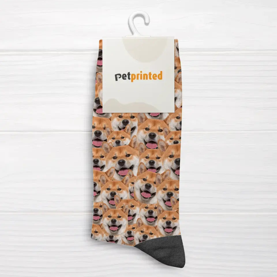 Wild photo pattern - Personalized Socks