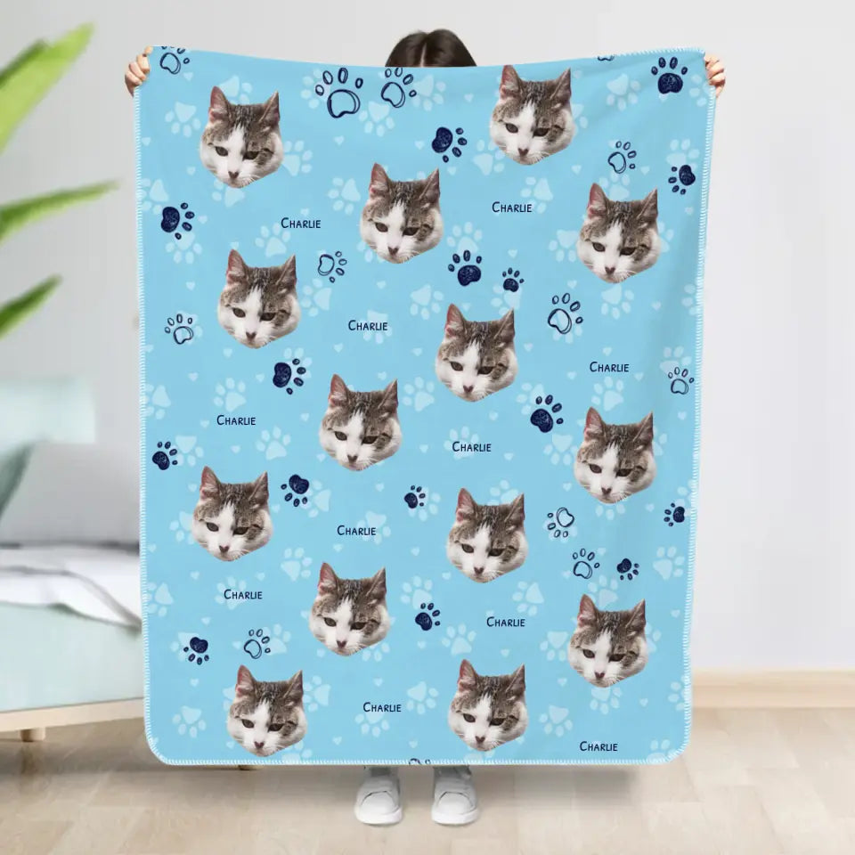 Pet heads - Personalized Blanket