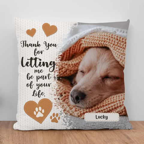 Thank you - Personalized Pillow - Featured Image