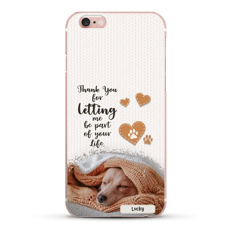 Thank you - Personalized Phone Case