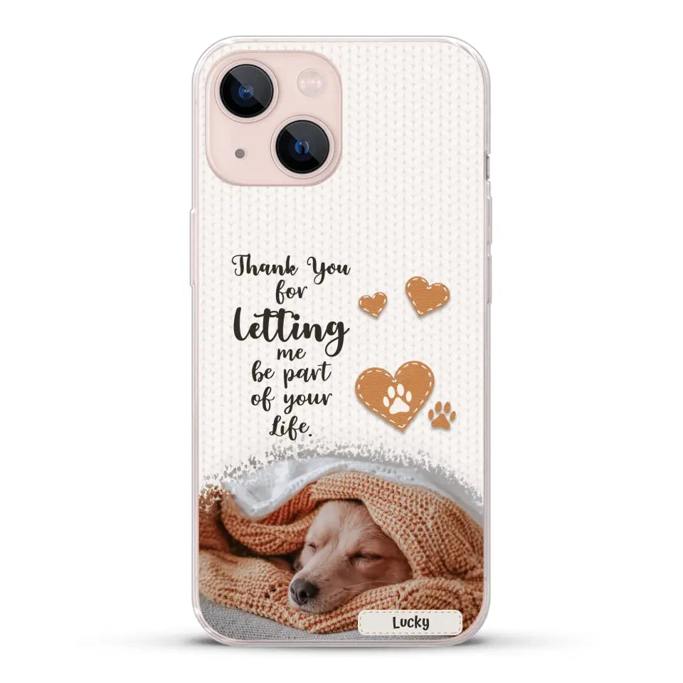 Thank you - Personalized Phone Case