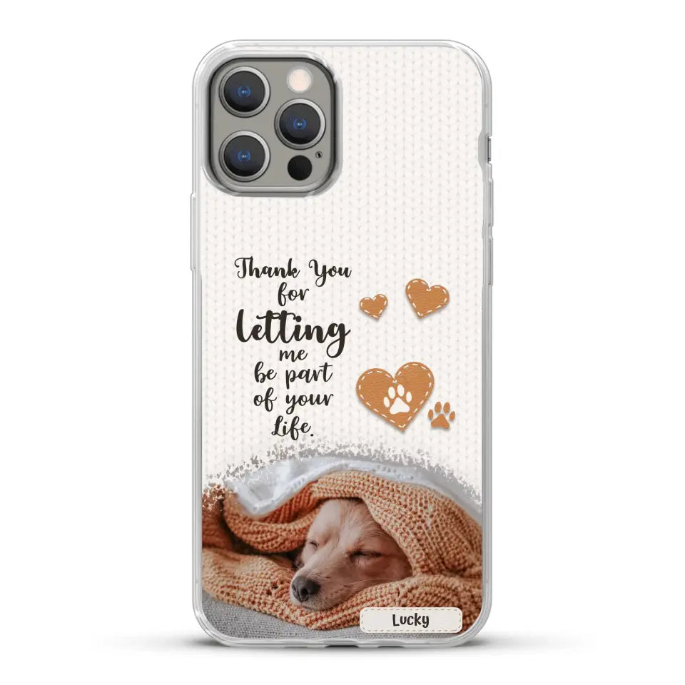 Thank you - Personalized Phone Case