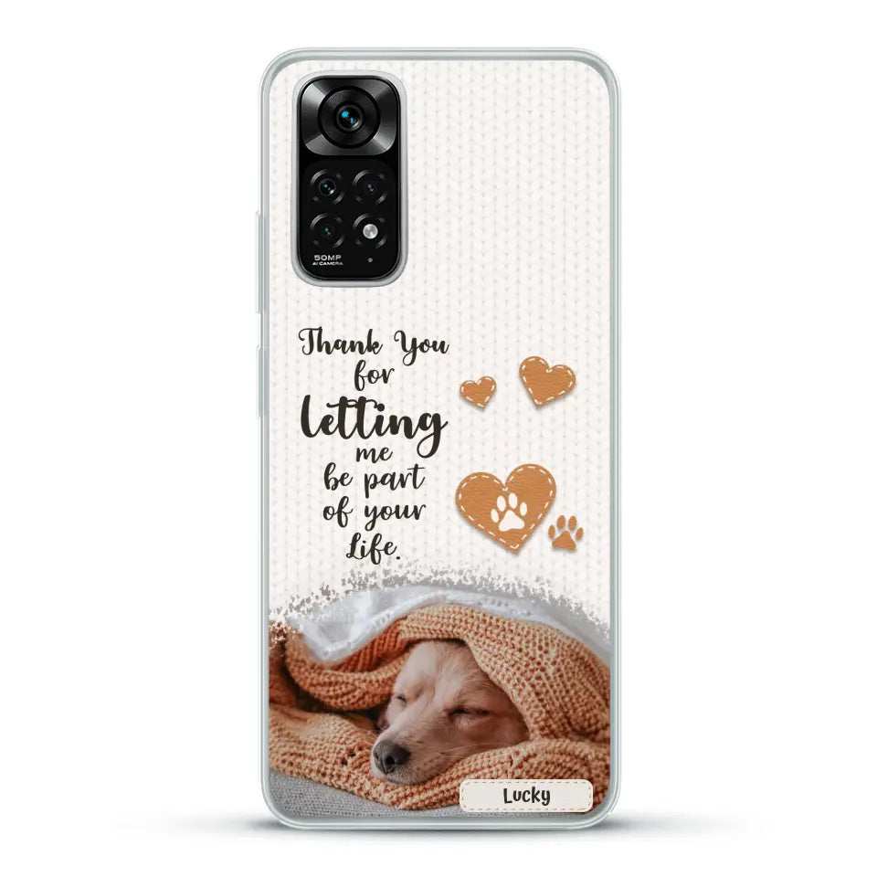 Thank you - Personalized Phone Case