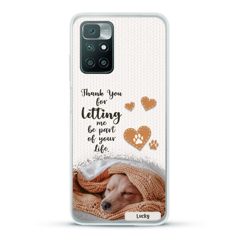 Thank you - Personalized Phone Case