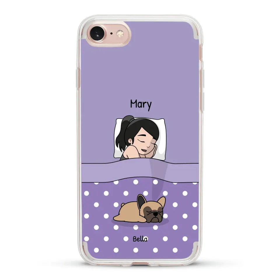 Cuddle time with pets Single - Personalized Phone Case