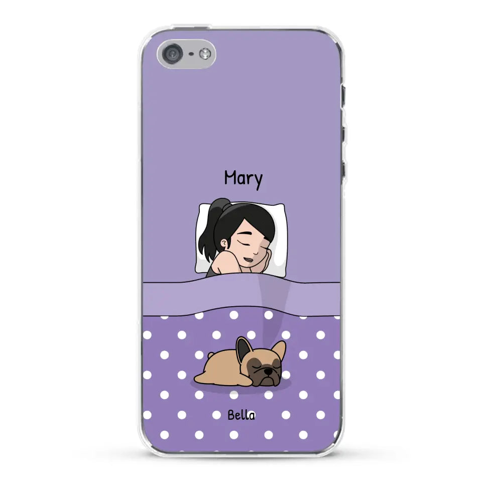 Cuddle time with pets Single - Personalized Phone Case