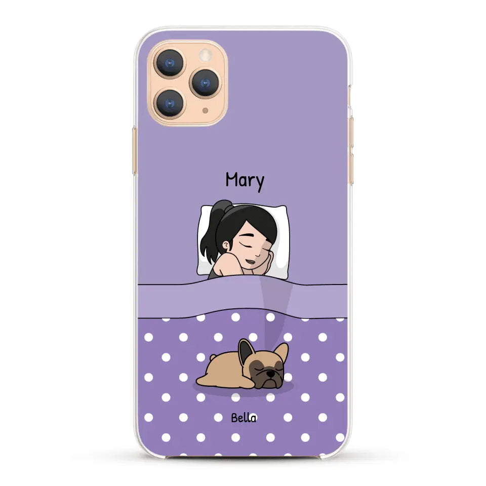 Cuddle time with pets Single - Personalized Phone Case