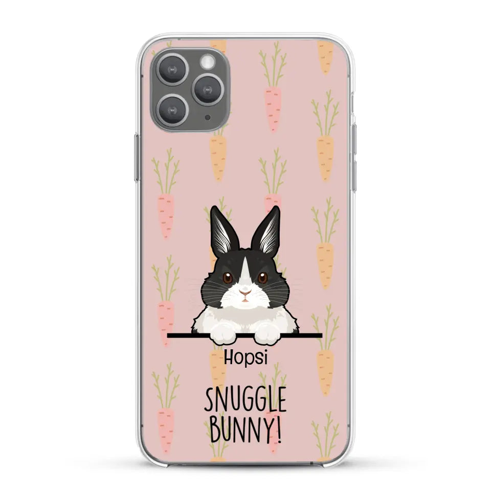 Snuggle bunny - Personalized Phone Case