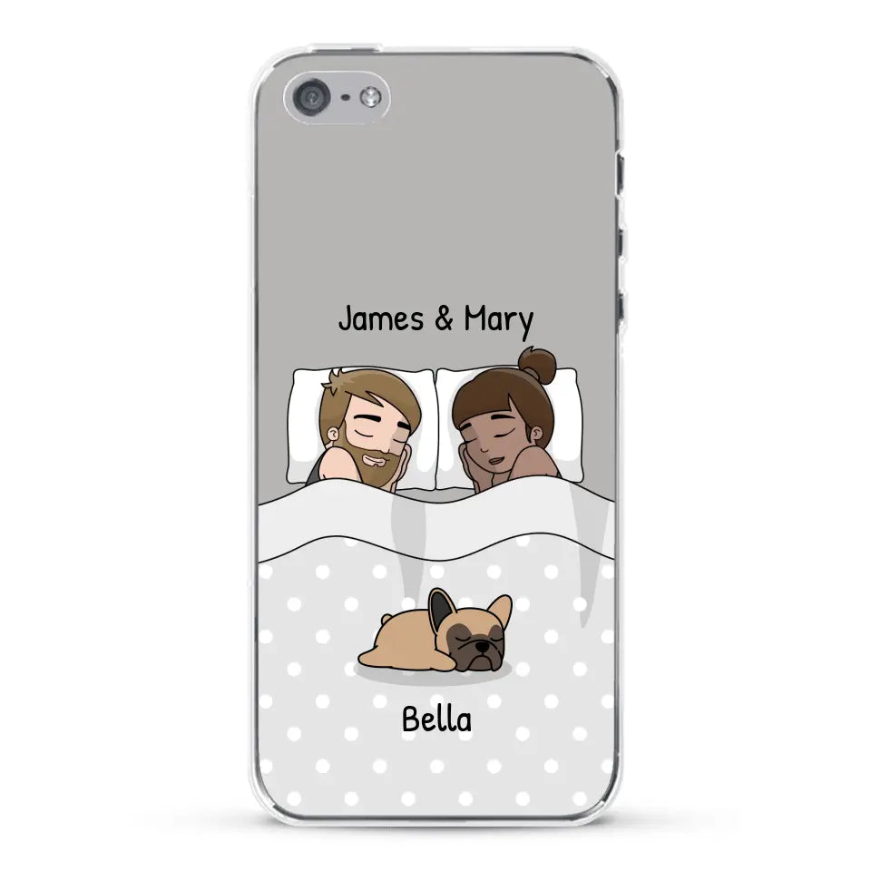 Cuddles with pets - Personalized Phone Case