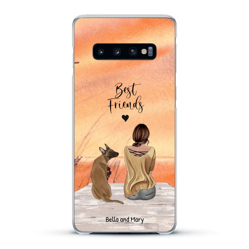 Together with my pet - Personalized Phone Case