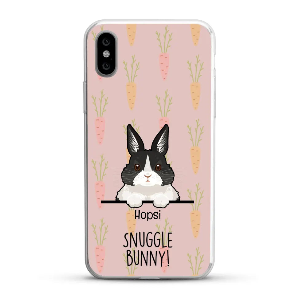 Snuggle bunny - Personalized Phone Case