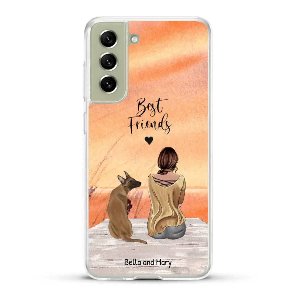 Together with my pet - Personalized Phone Case