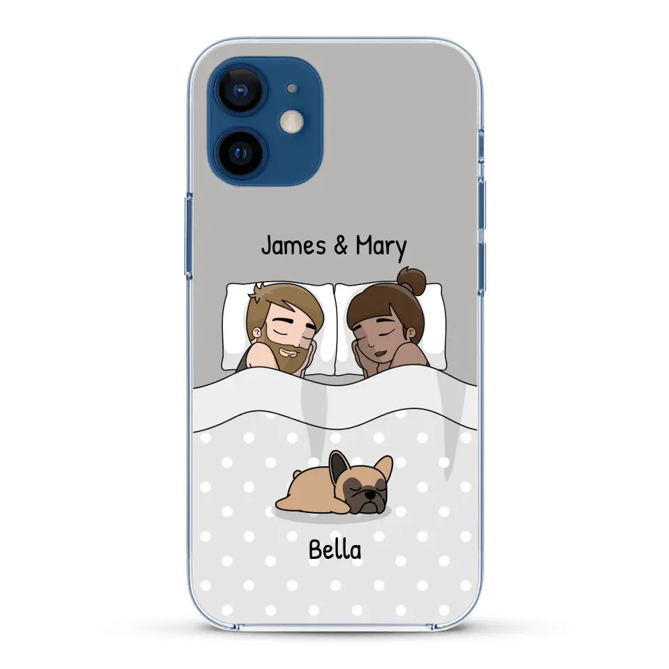 Cuddles with pets - Personalized Phone Case