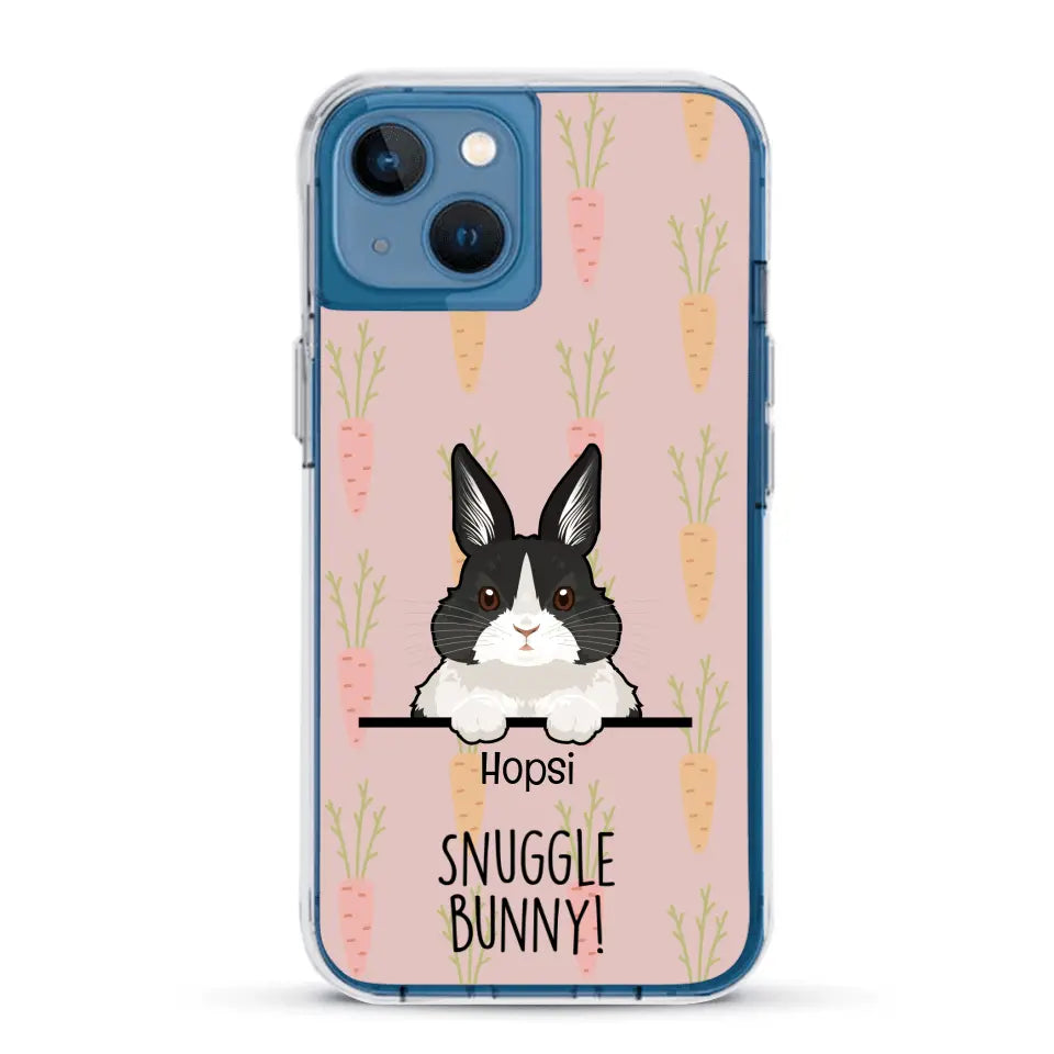 Snuggle bunny - Personalized Phone Case