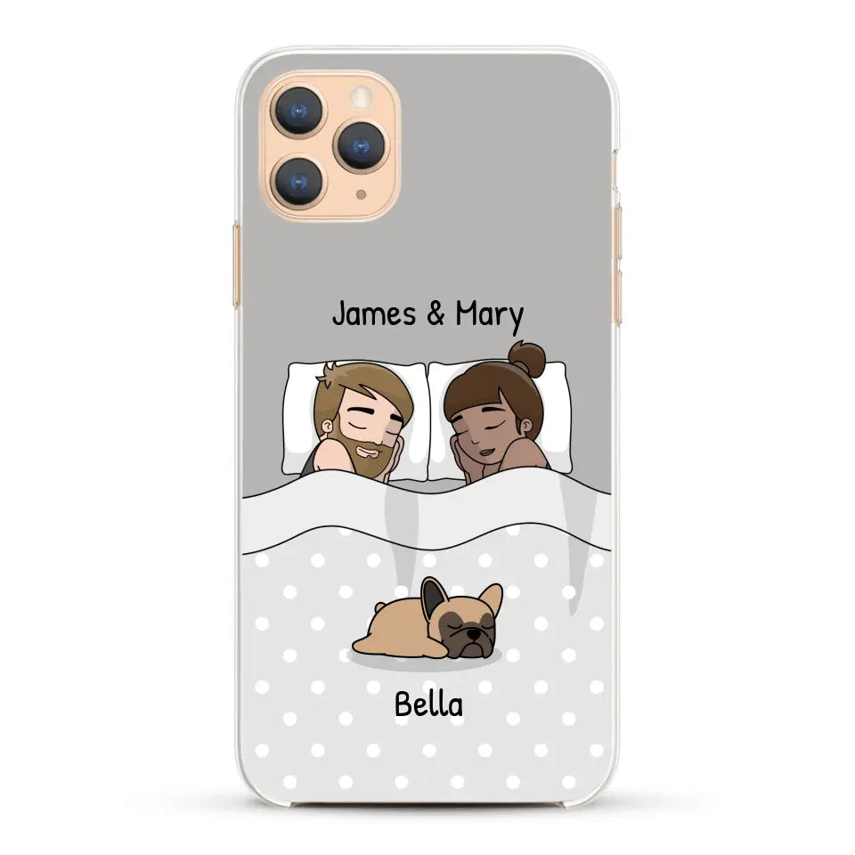 Cuddles with pets - Personalized Phone Case