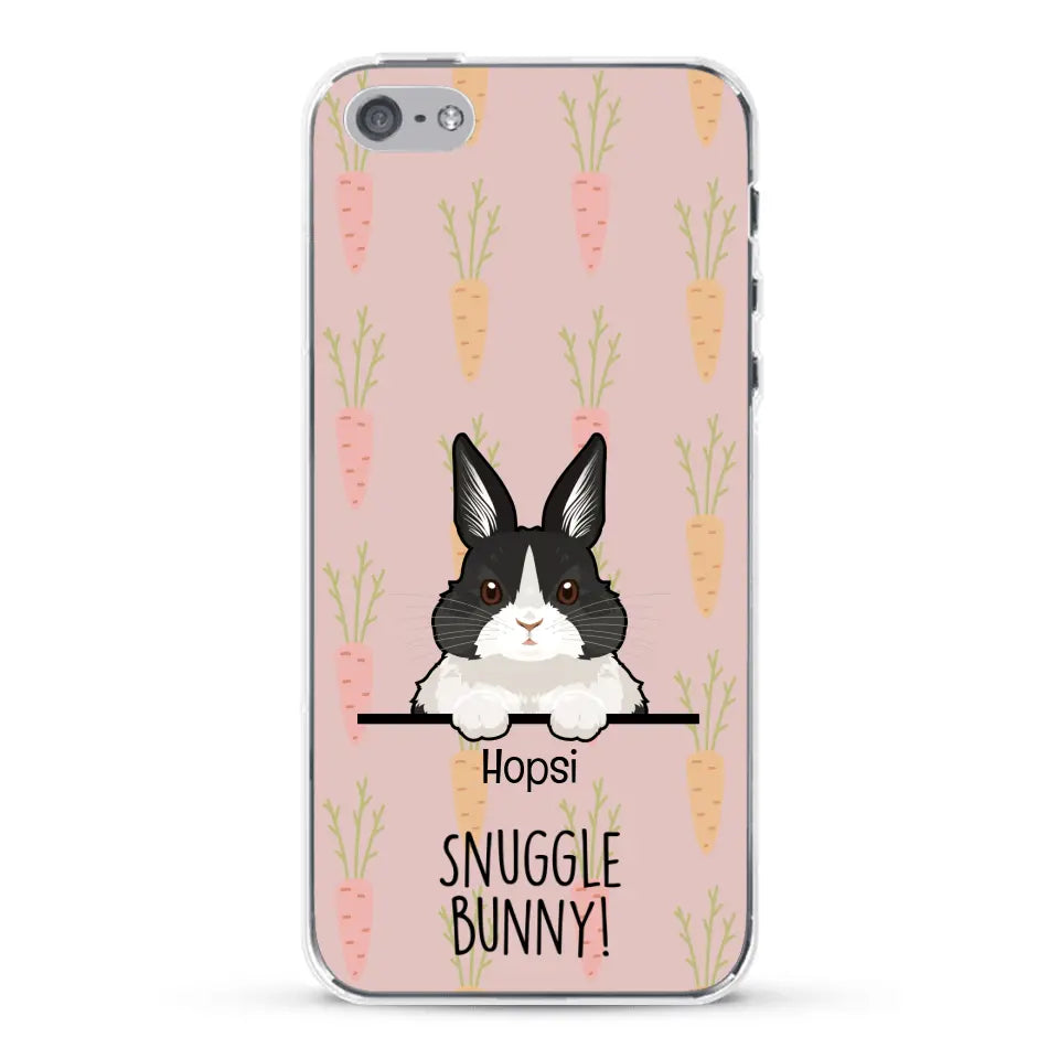 Snuggle bunny - Personalized Phone Case