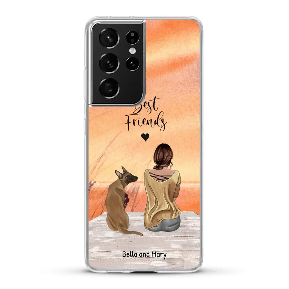 Together with my pet - Personalized Phone Case