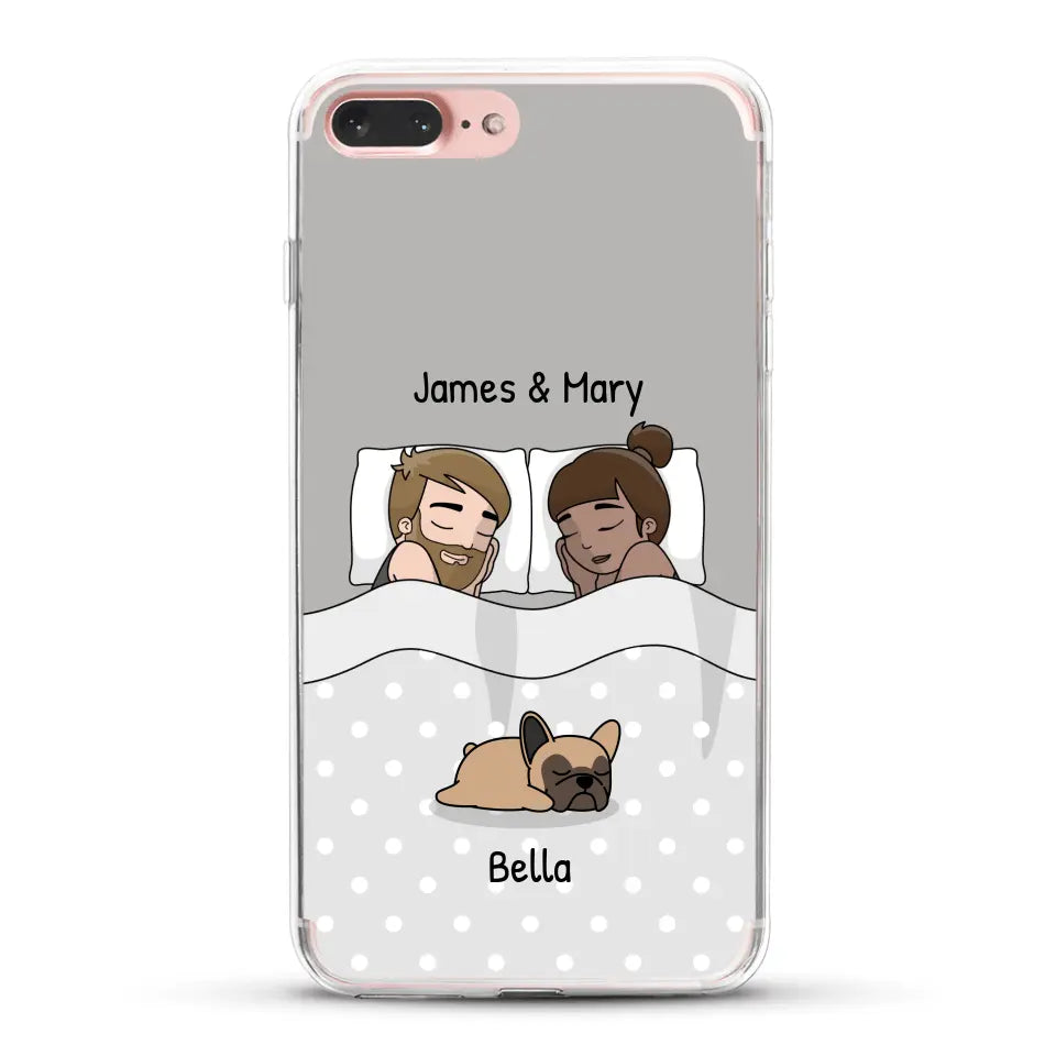 Cuddles with pets - Personalized Phone Case