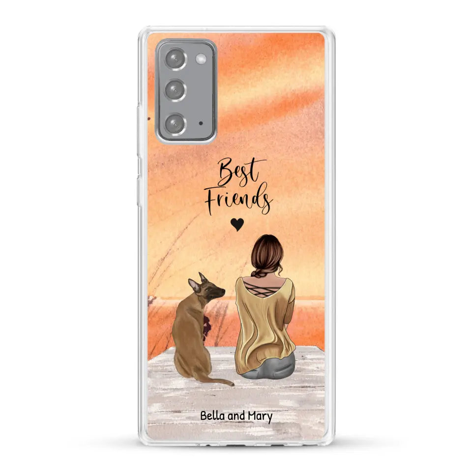 Together with my pet - Personalized Phone Case