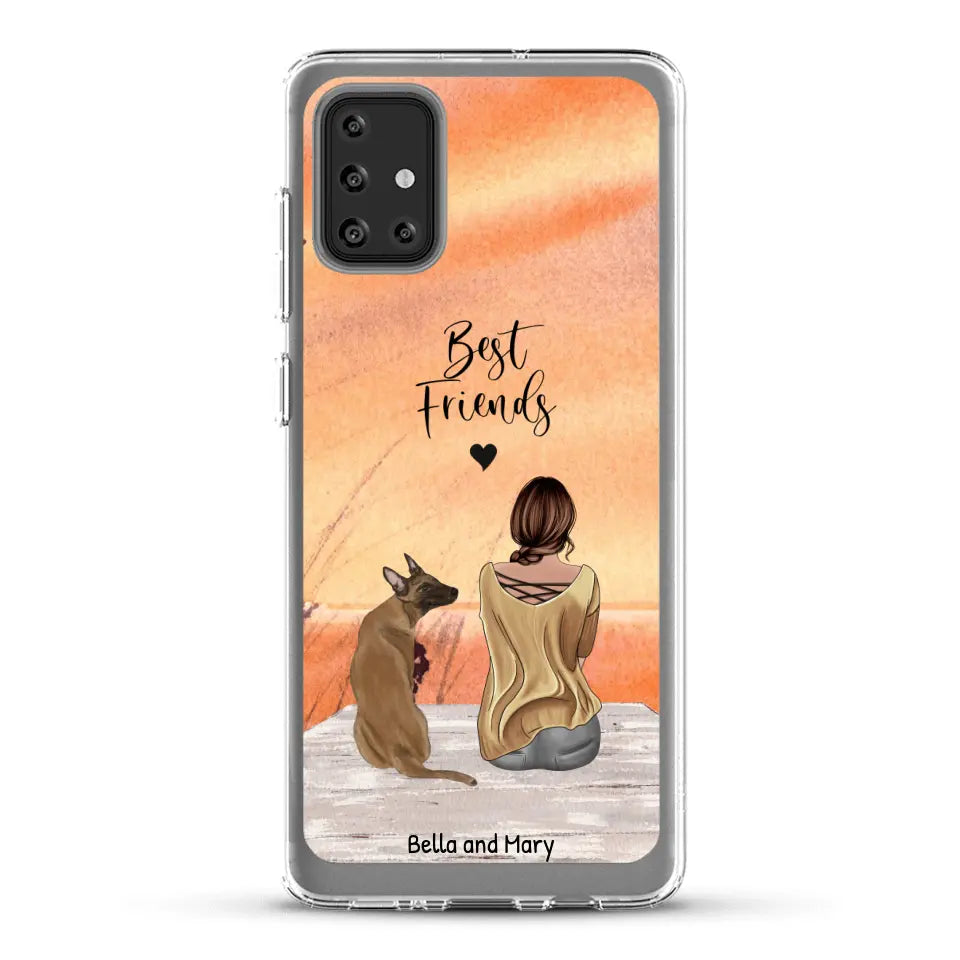 Together with my pet - Personalized Phone Case