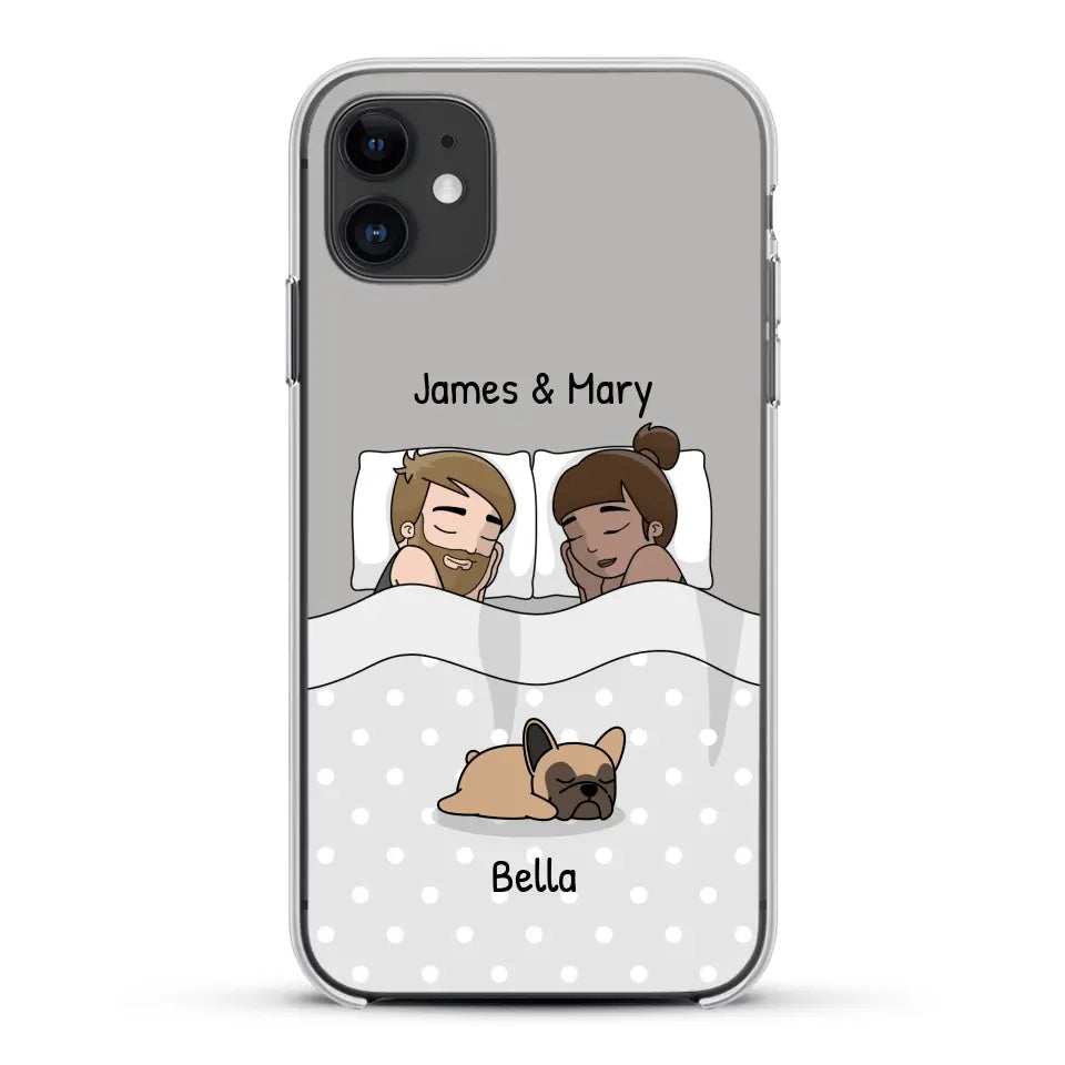 Cuddles with pets - Personalized Phone Case