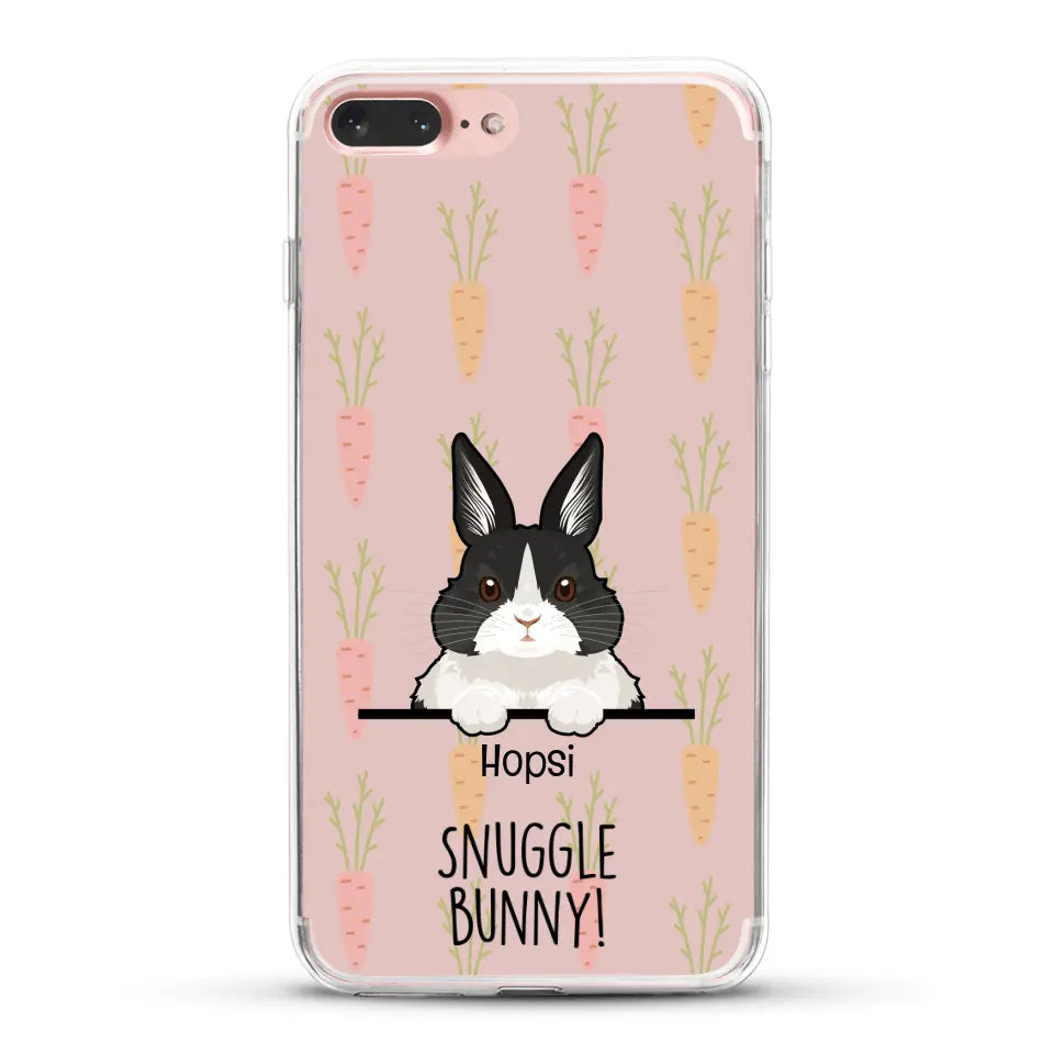 Snuggle bunny - Personalized Phone Case