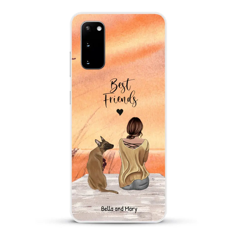 Together with my pet - Personalized Phone Case