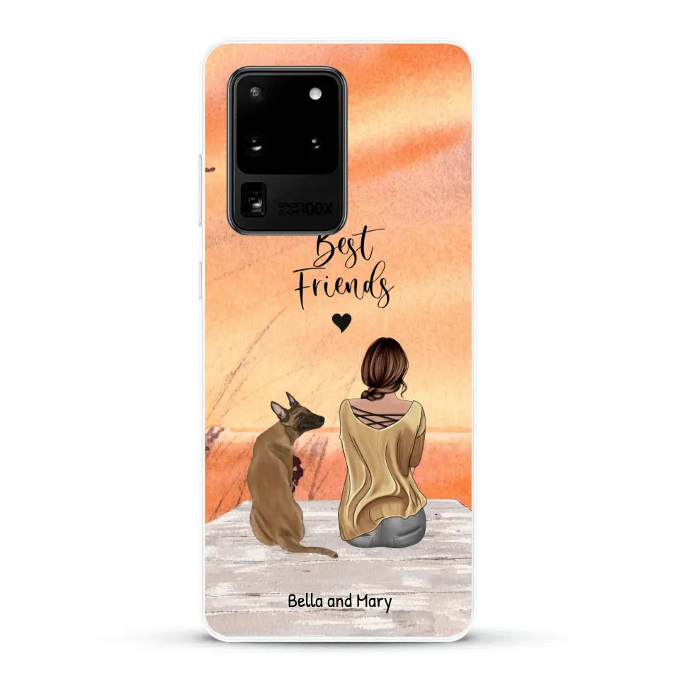 Together with my pet - Personalized Phone Case