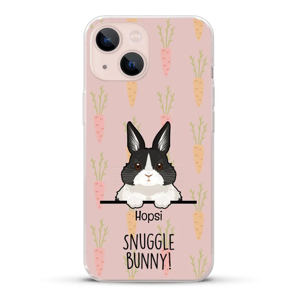 Snuggle bunny - Personalized Phone Case