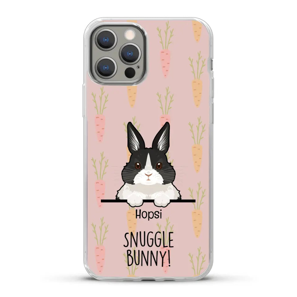 Snuggle bunny - Personalized Phone Case