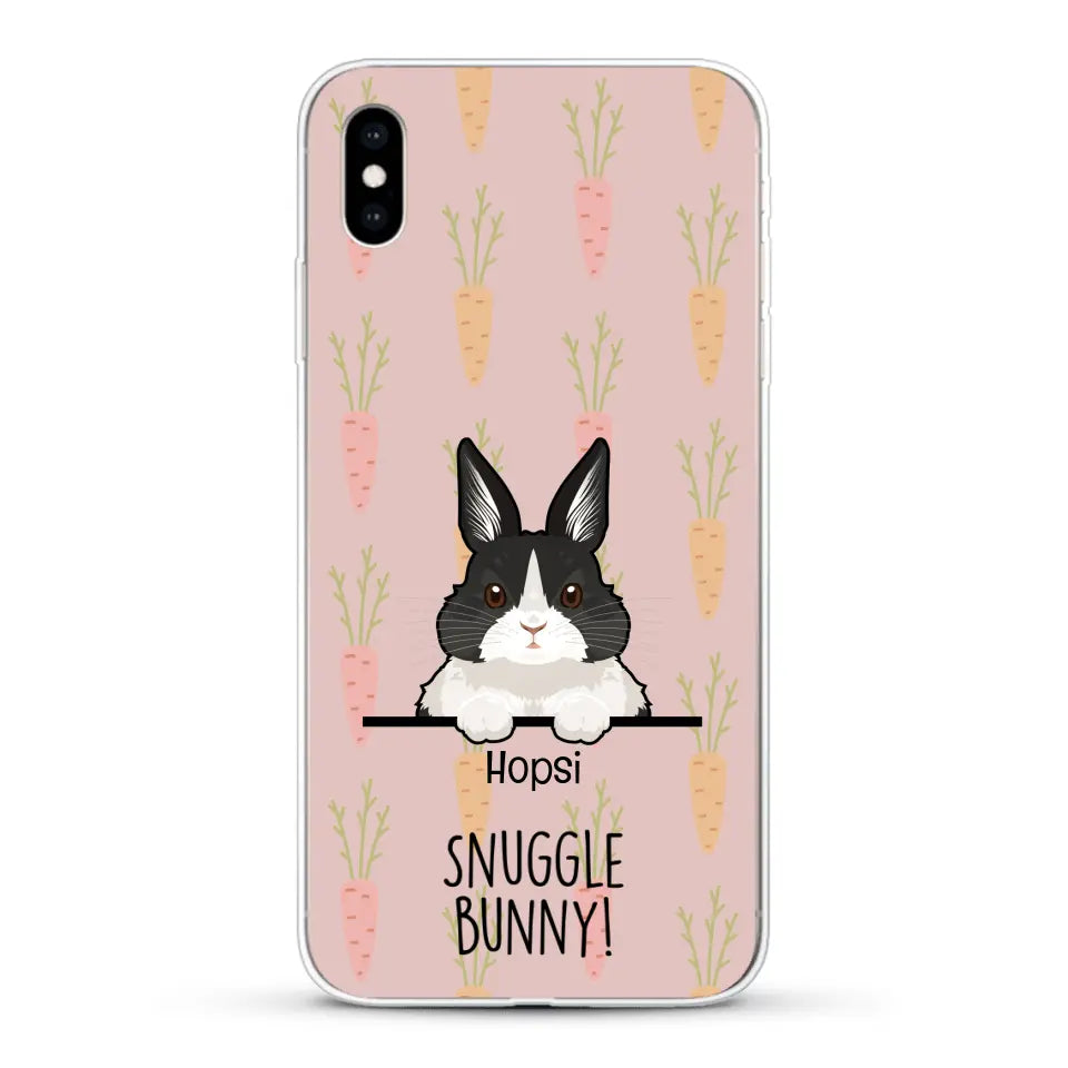 Snuggle bunny - Personalized Phone Case