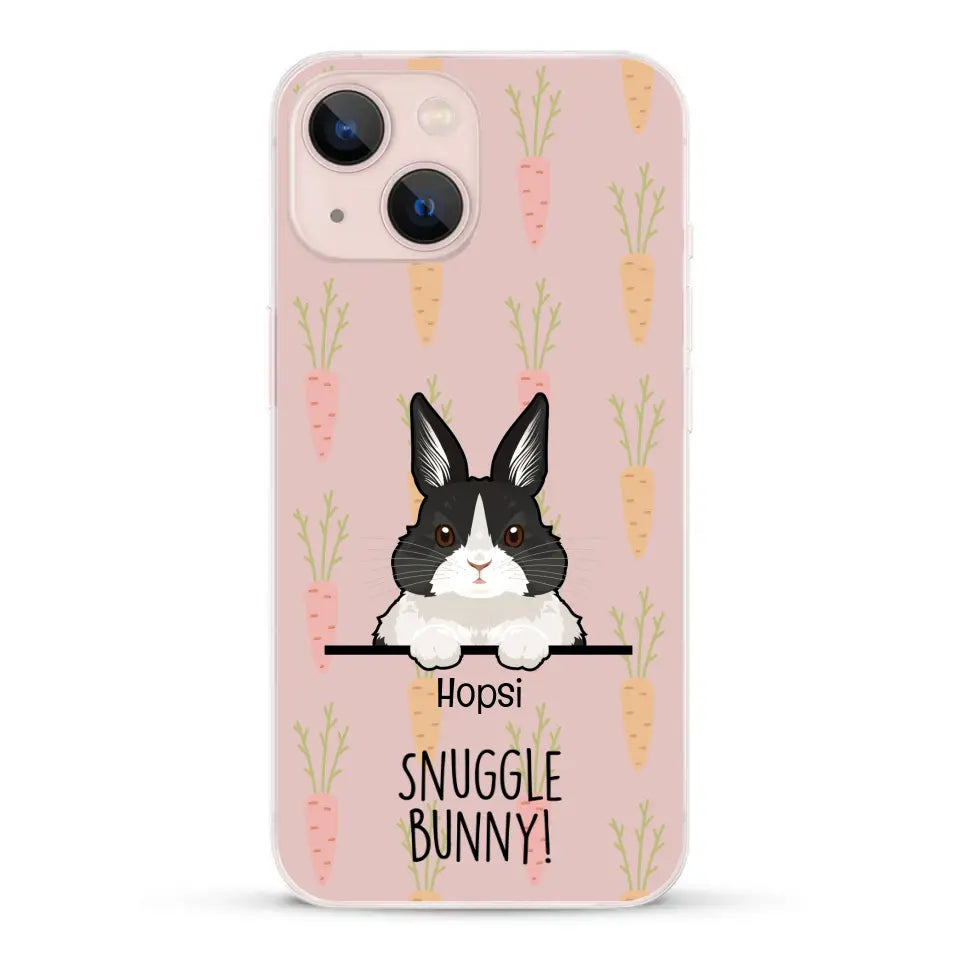 Snuggle bunny - Personalized Phone Case