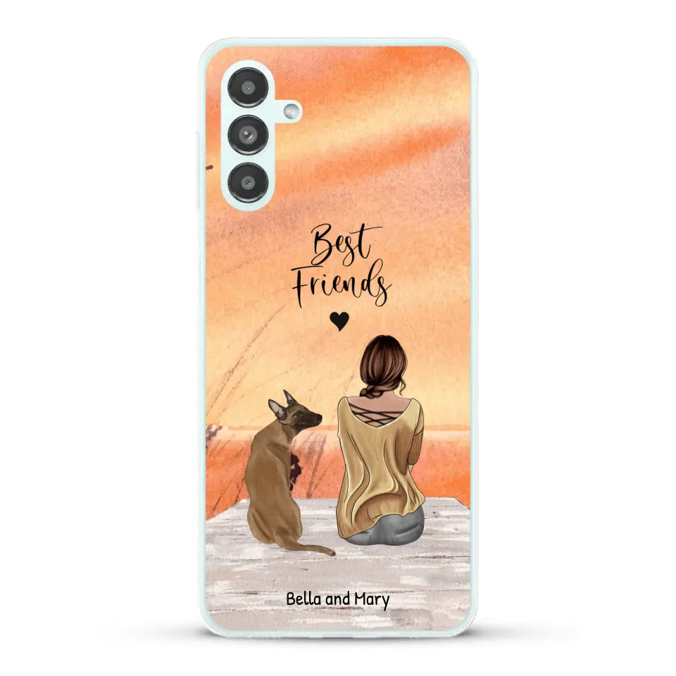 Together with my pet - Personalized Phone Case