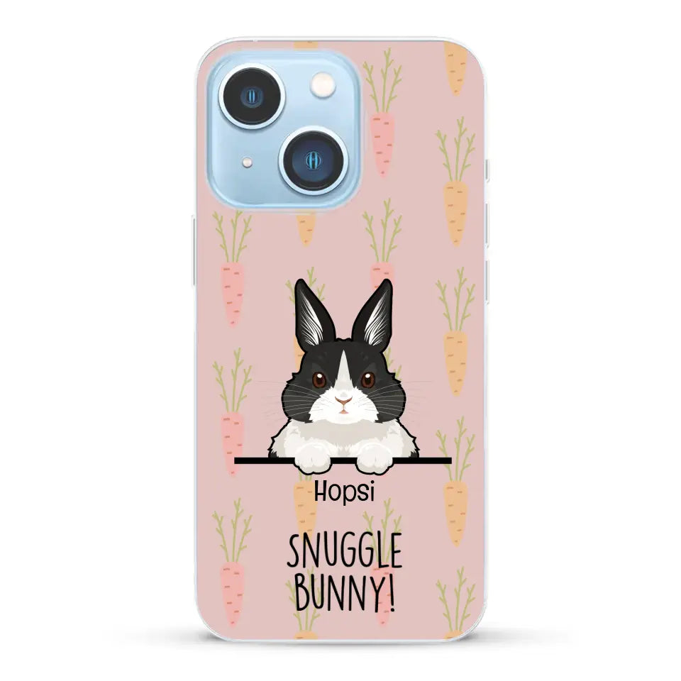 Snuggle bunny - Personalized Phone Case