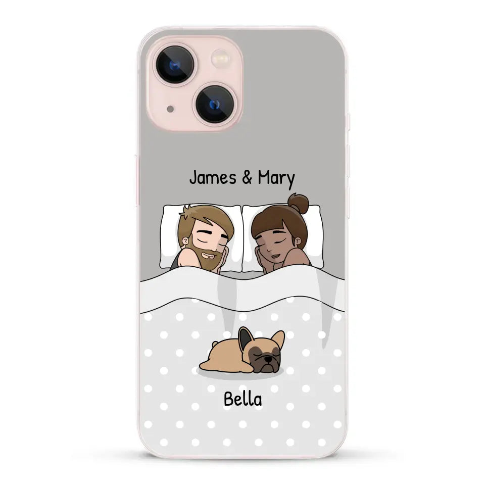 Cuddles with pets - Personalized Phone Case