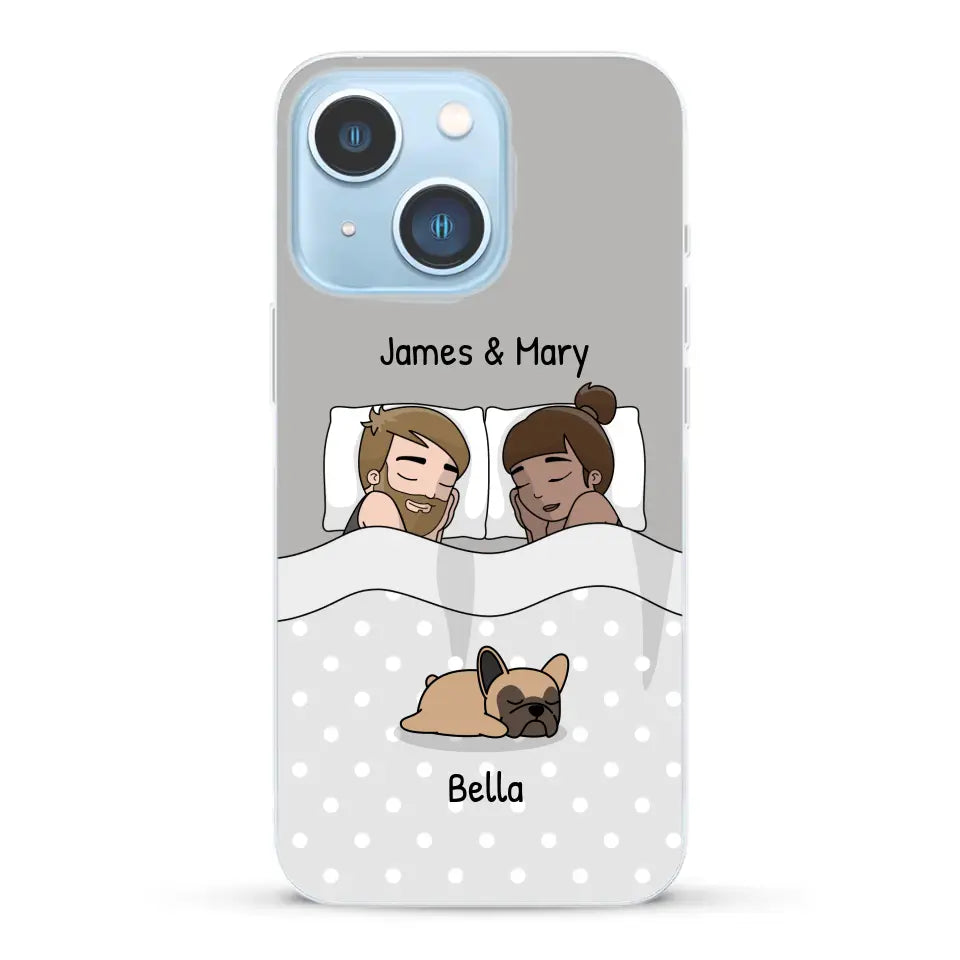 Cuddles with pets - Personalized Phone Case