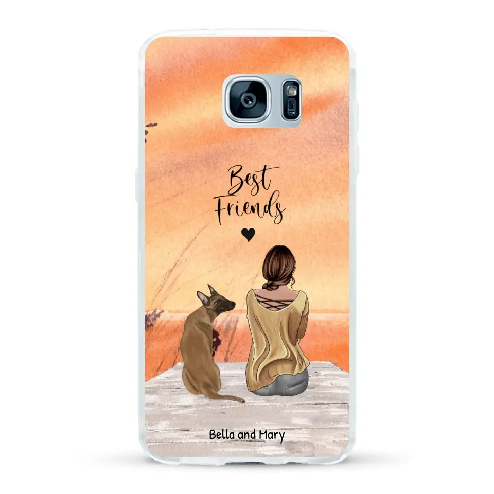 Together with my pet - Personalized Phone Case