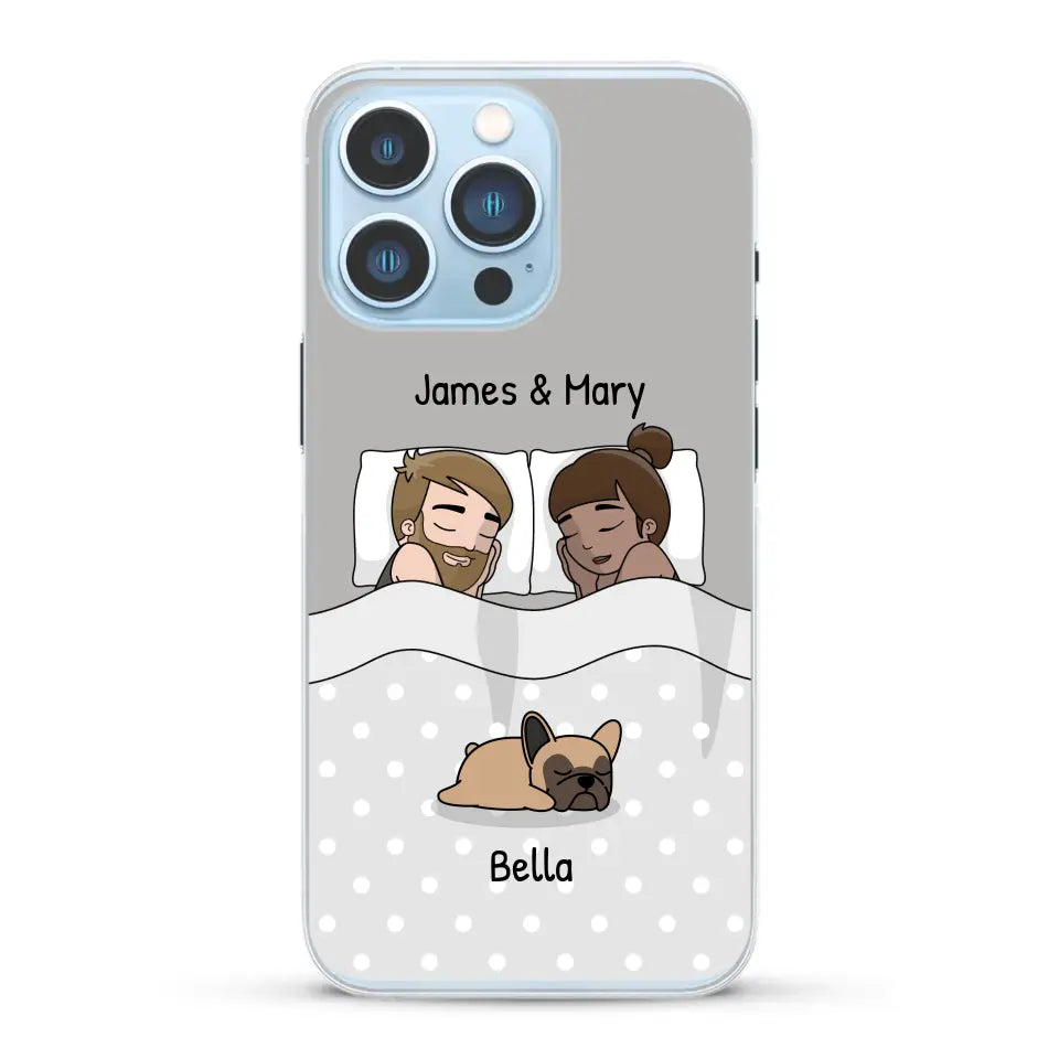 Cuddles with pets - Personalized Phone Case