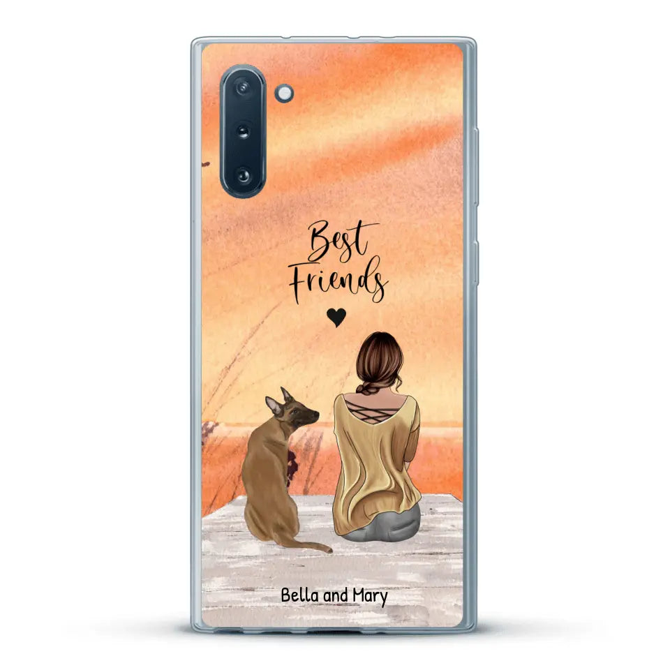 Together with my pet - Personalized Phone Case