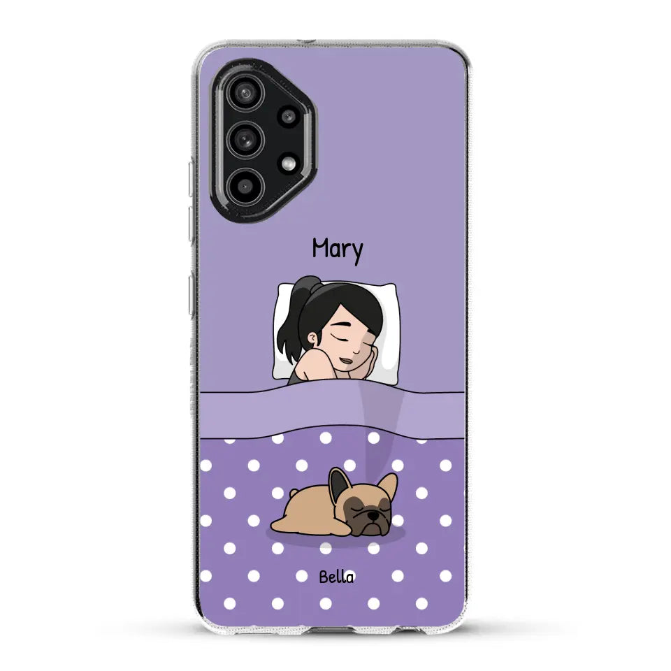 Cuddle time with pets Single - Personalized Phone Case