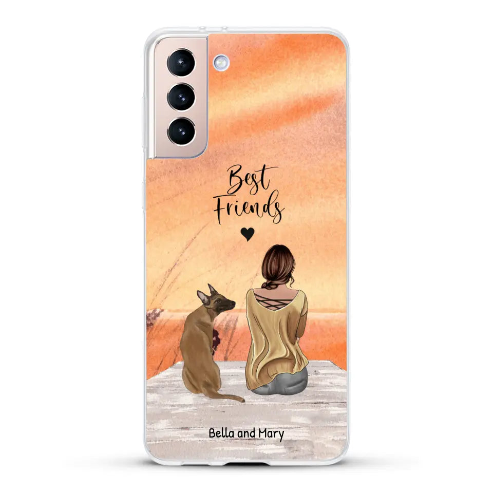 Together with my pet - Personalized Phone Case