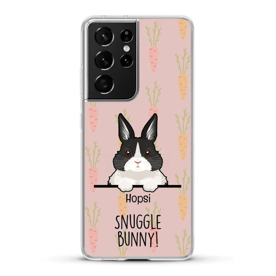 Snuggle bunny - Personalized Phone Case