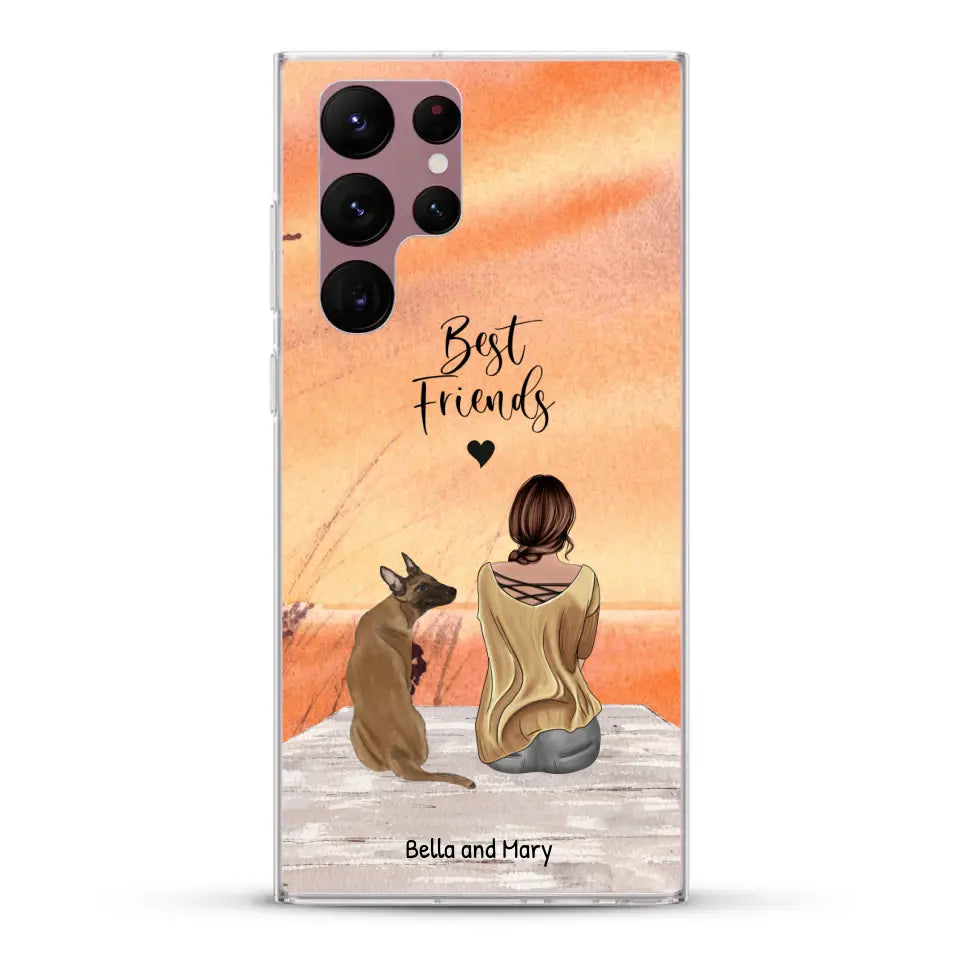 Together with my pet - Personalized Phone Case