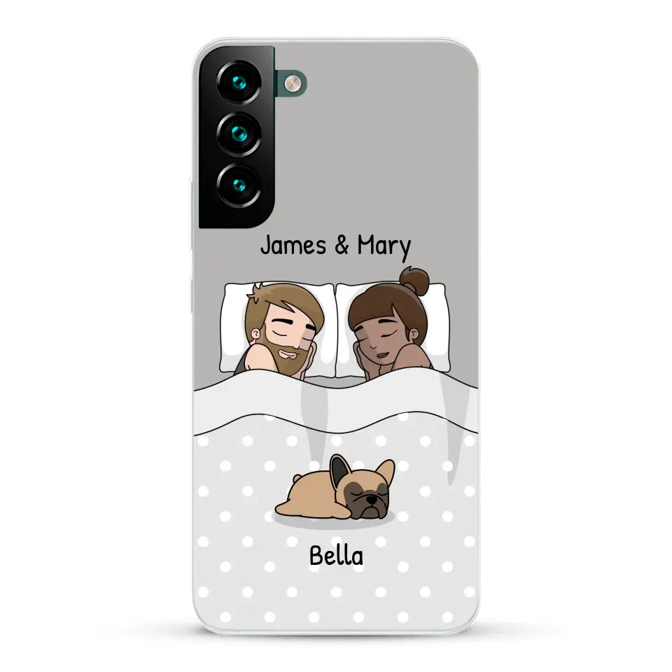 Cuddles with pets - Personalized Phone Case