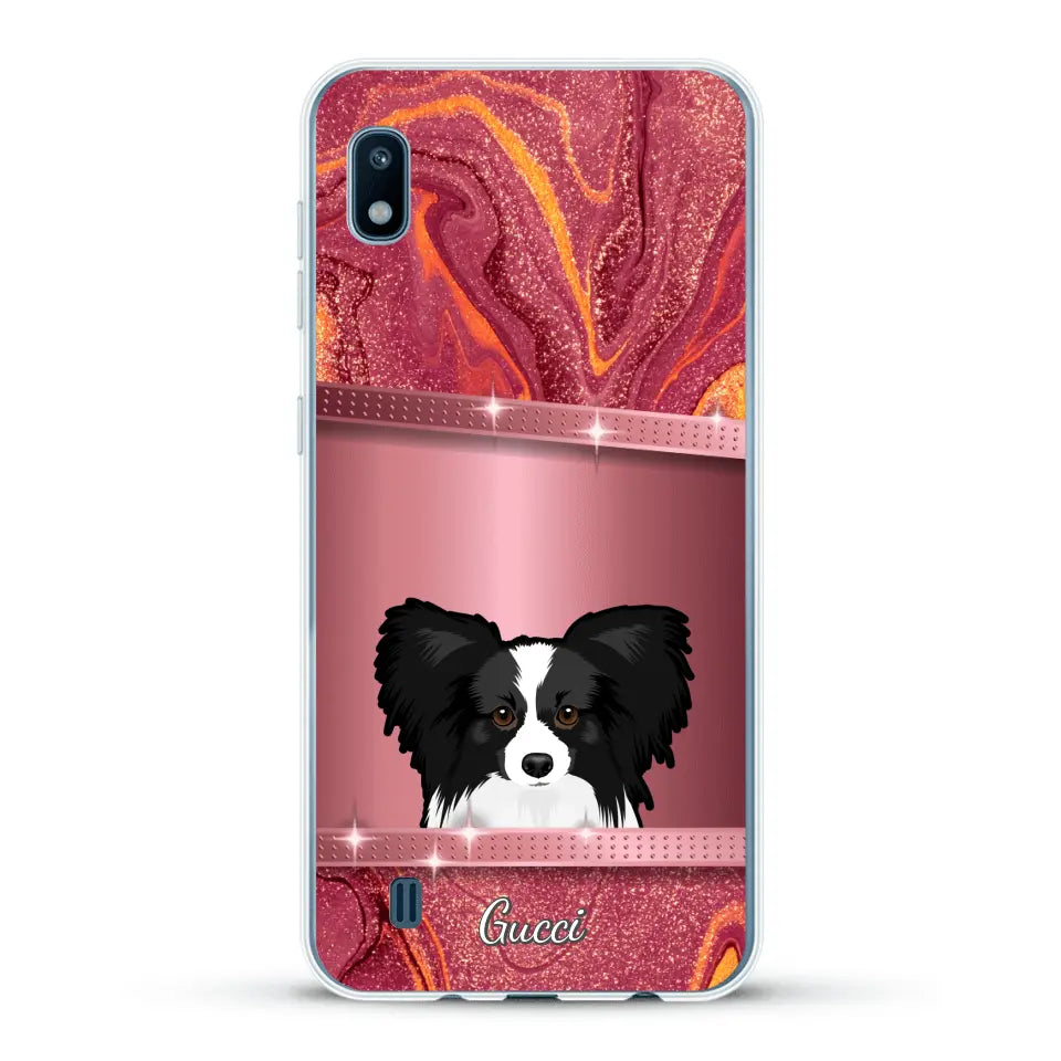 Peeking pets Glitter Look - Personalized Phone Case