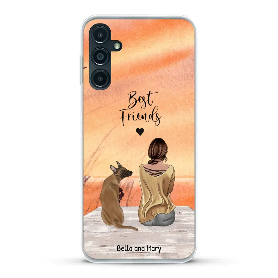 Together with my pet - Personalized Phone Case