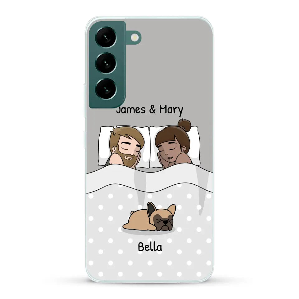 Cuddles with pets - Personalized Phone Case